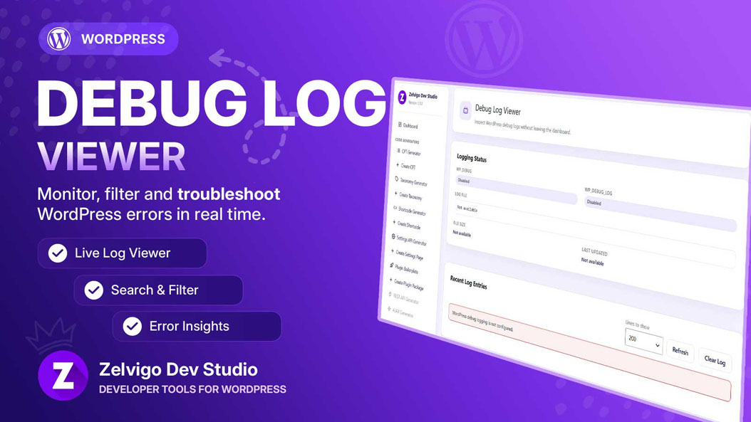 How to View WordPress debug.log Without FTP